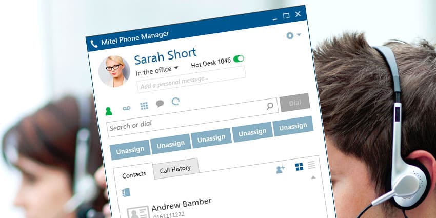 mitel phone manager team leader
