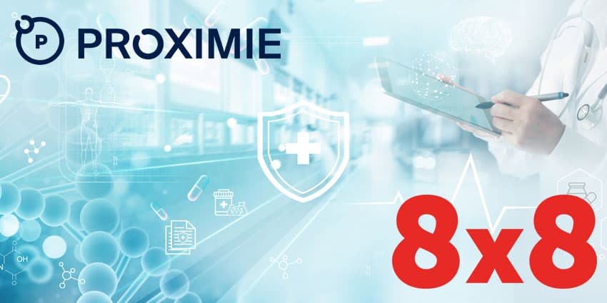 8x8 Partners with Proximie