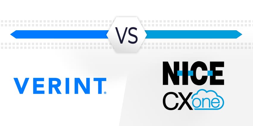 Verint vs NICE CX one