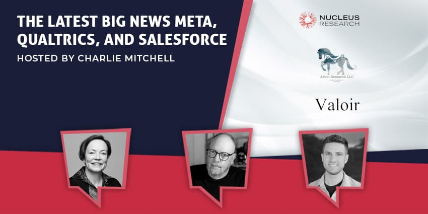The Latest BIG News Meta, Qualtrics, and Salesforce