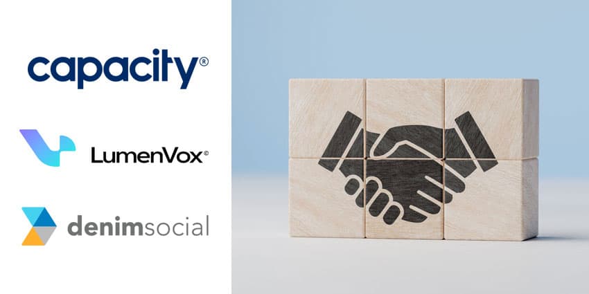Capacity Snaps Up Lumenvox and Denim Social In Major CX Play