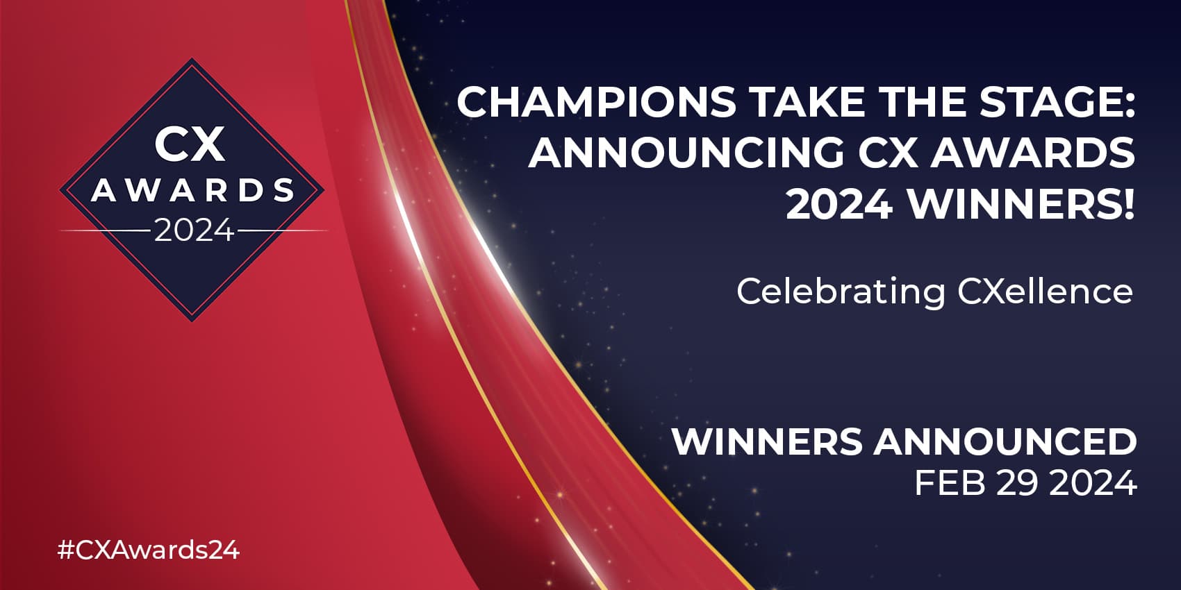 Champions Take the Stage: Announcing CX Awards 2024 Winners!