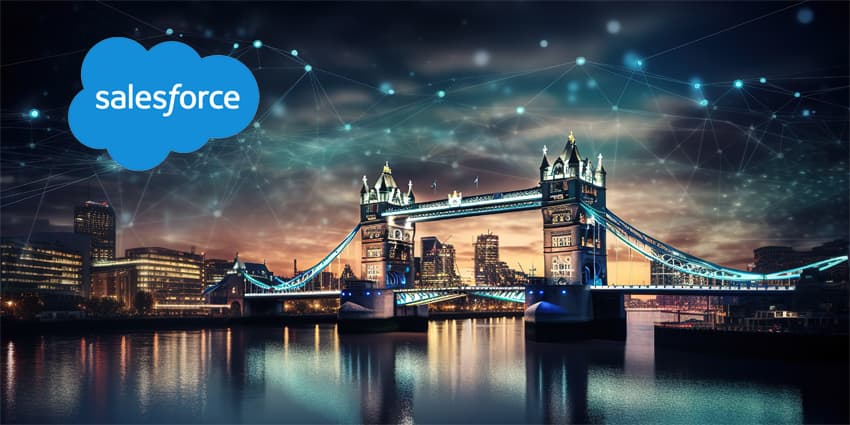 London UK concept of future technology 5G network. Generated AI
