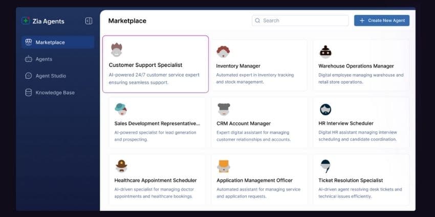 Zoho Zia Agents: What Are They, and What Can They Do?