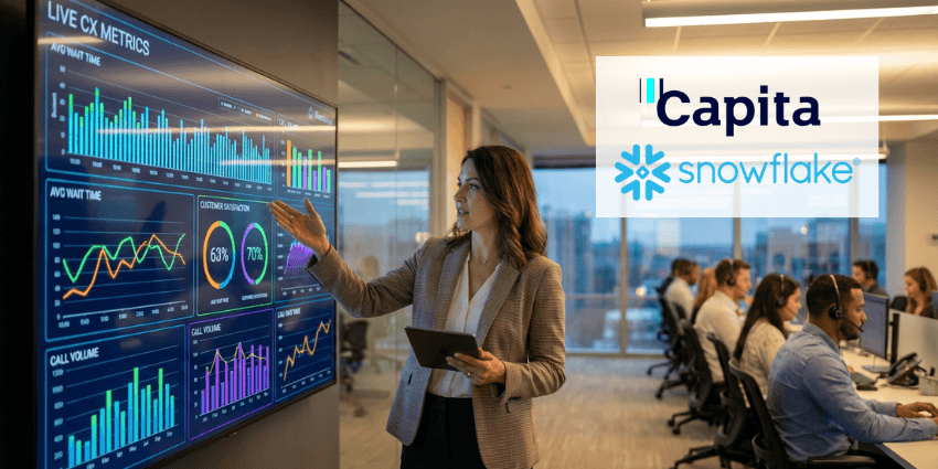 Capita and Snowflake Target Real-Time CX Intelligence for Contact Centers