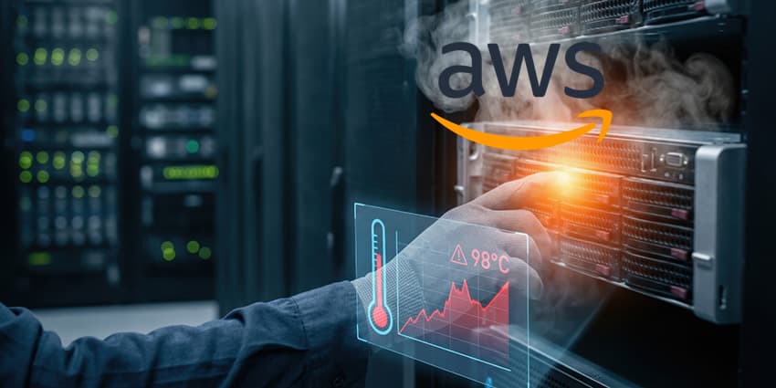 Coinbase service disruption after AWS data center overheating