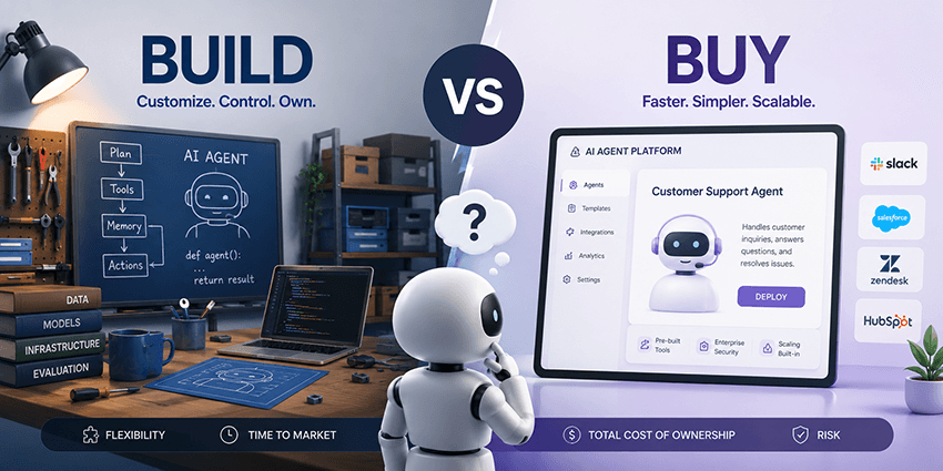 From Generic Bots to Prebuilt Agents: How CX’s Build vs Buy Debate is Changing