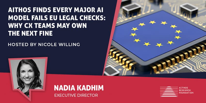 Aithos Finds Every Major AI Model Fails EU Legal Checks: Why CX Teams May Own the Next Fine