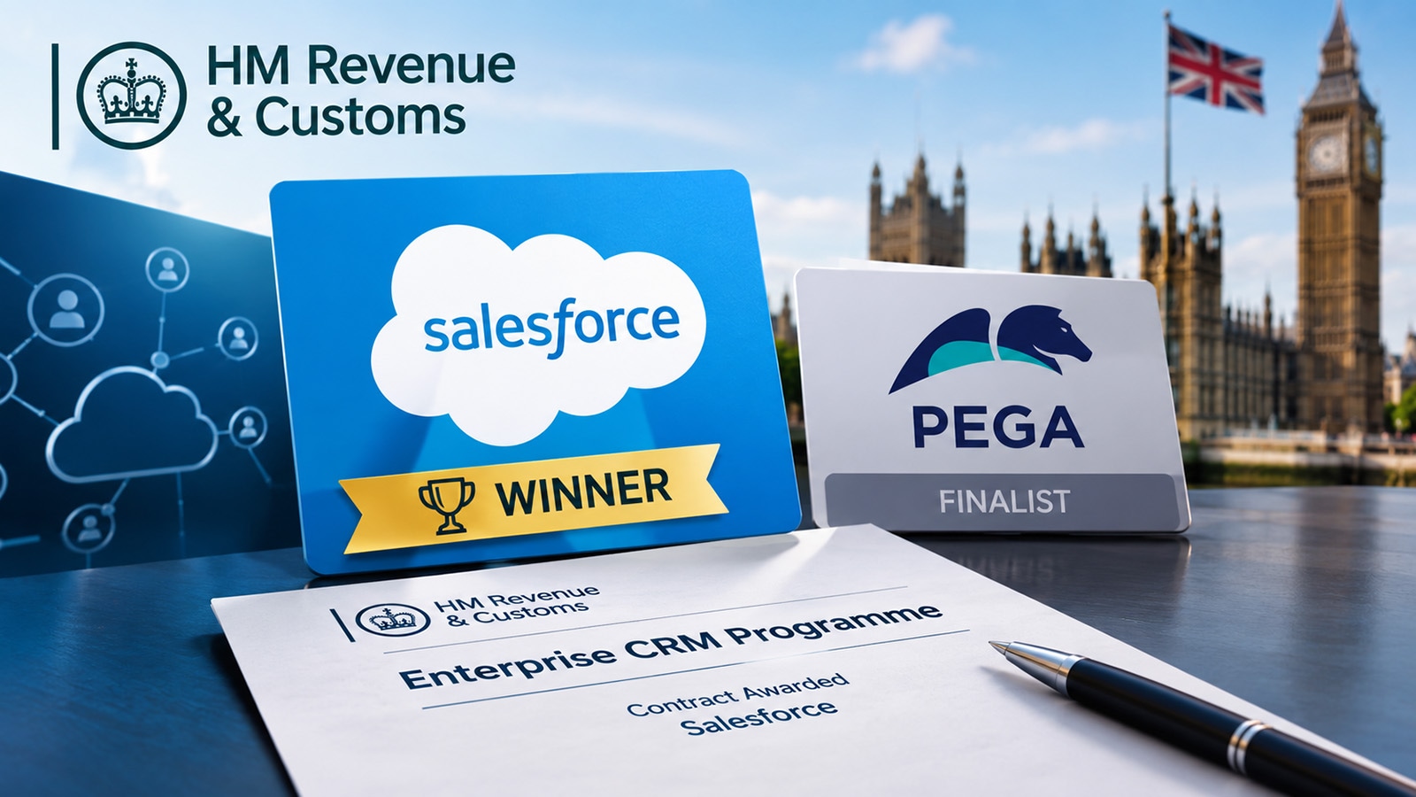 Salesforce wins enterprise CRM contract from HMRC