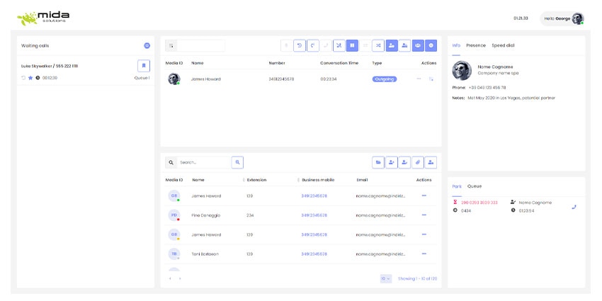 Mida Attendant Console Unveils New Look & Feel