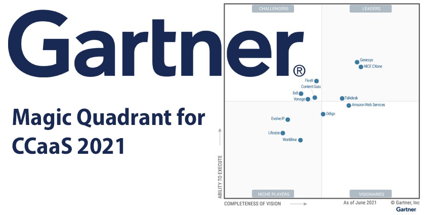 Gartner Magic Quadrant for CCaaS 2020