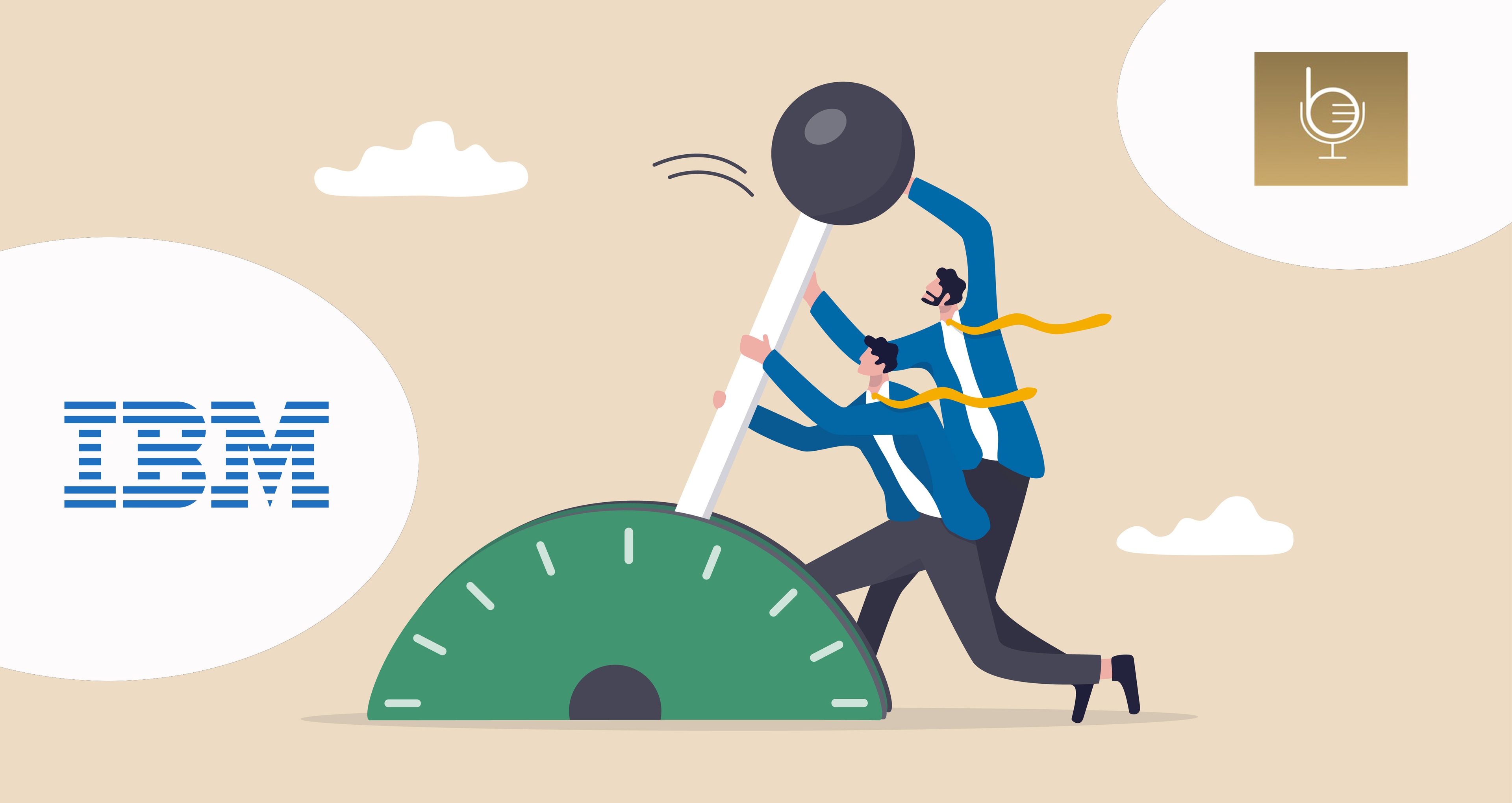 Paradigm shift technology to new business level, control or shifting speed for company growth, transformation and disruption concept, businessman team