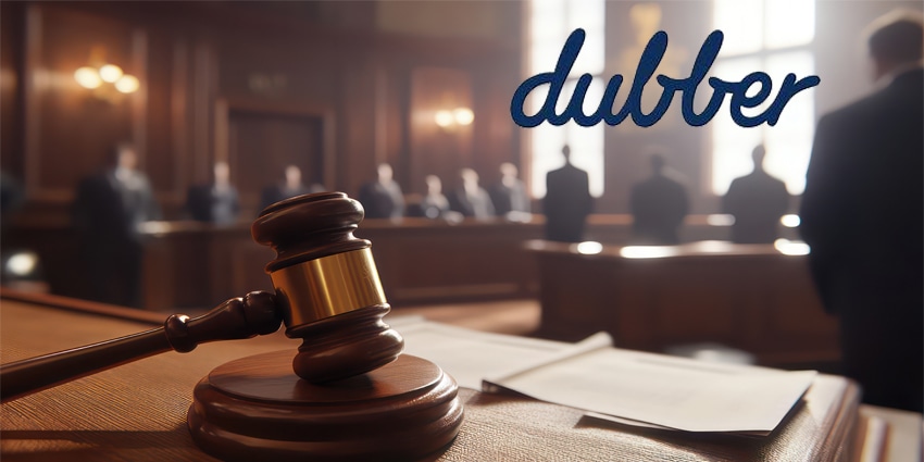Gavel and Courtroom Scene - Symbol of Law, Justice, and Legal Proceedings in Action