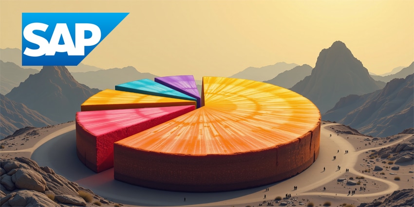 Pie chart showing two thirds