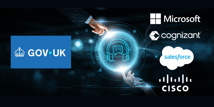UK Government AI Training Salesforce Microsoft Cognizant Cisco