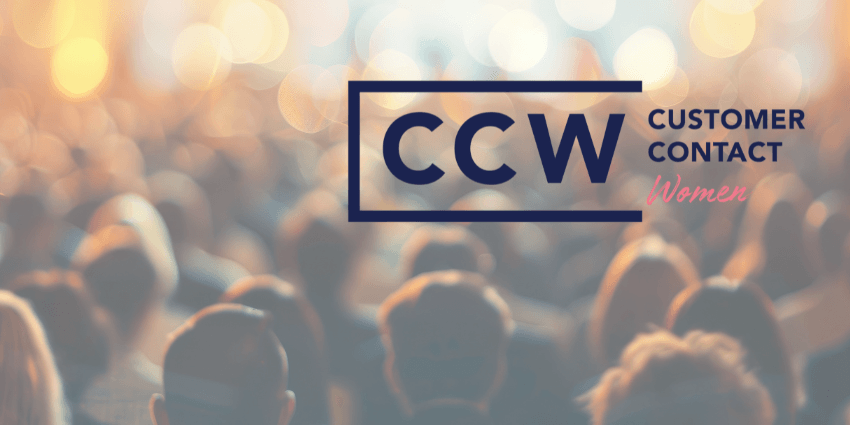Women CX leaders discussing AI and customer contact strategy at CCW Las Vegas