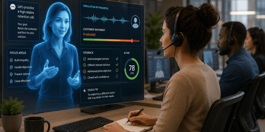 Cresta contact center AI deployment simulator for agent training and readiness
