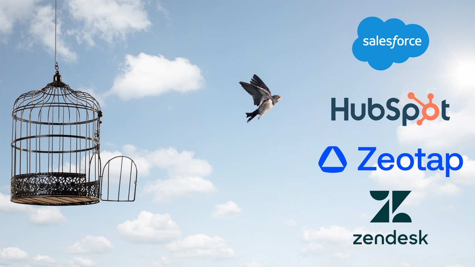CRM news featuring Salesforce, HubSpot, Zeotap, and Zendesk AI and customer data updates