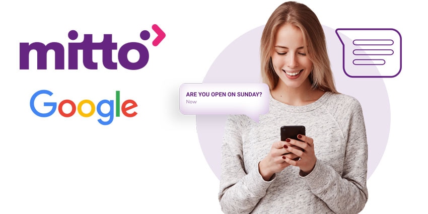 Mitto brand accessibility via Google Business Messages