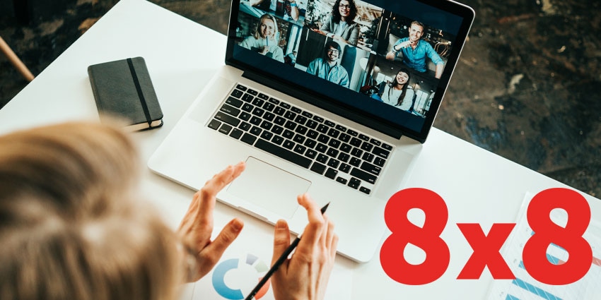 8x8 XCaaS Enhancements Supports 500 Video Meeting Participants