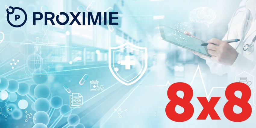 8x8 Partners with Proximie