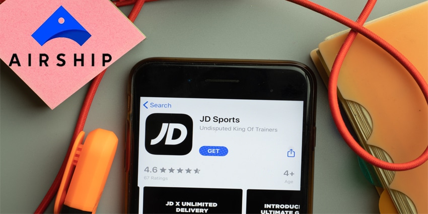 New York, United States - 7 November 2020: JD Sports app store logo on phone screen, Illustrative Editorial