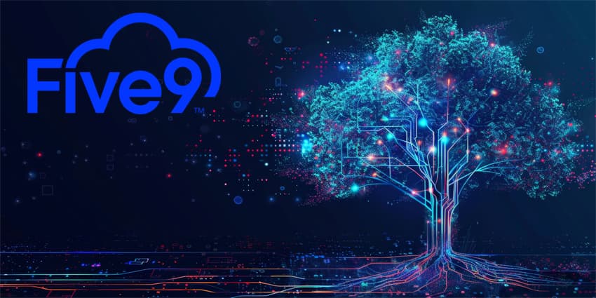A glowing digital tree with glowing branches and roots