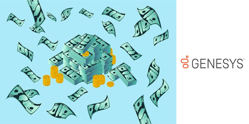 Lots of money vector illustration. A pile of money with paper bills flying in air. Wealth, dollars, rich, millionaire and economy concept.