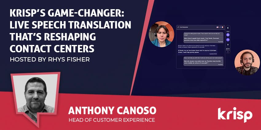 Krisp's Game-Changer: Live Speech Translation That’s Reshaping Contact Centers