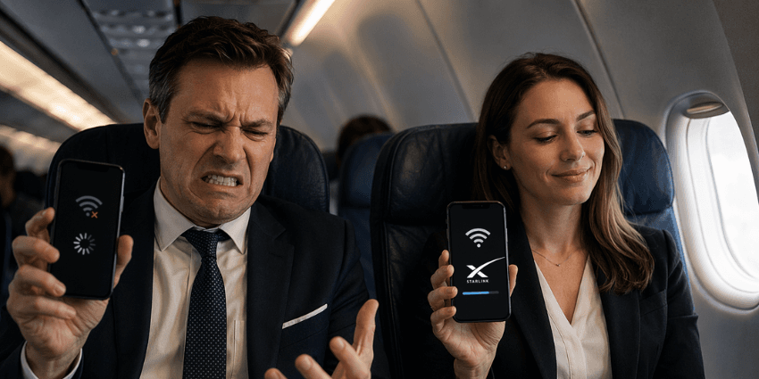 Inflight Wi-Fi Sucks vs Airline Food - Starlink Might Be Rewriting That Story With This Week's SpaceX IPO