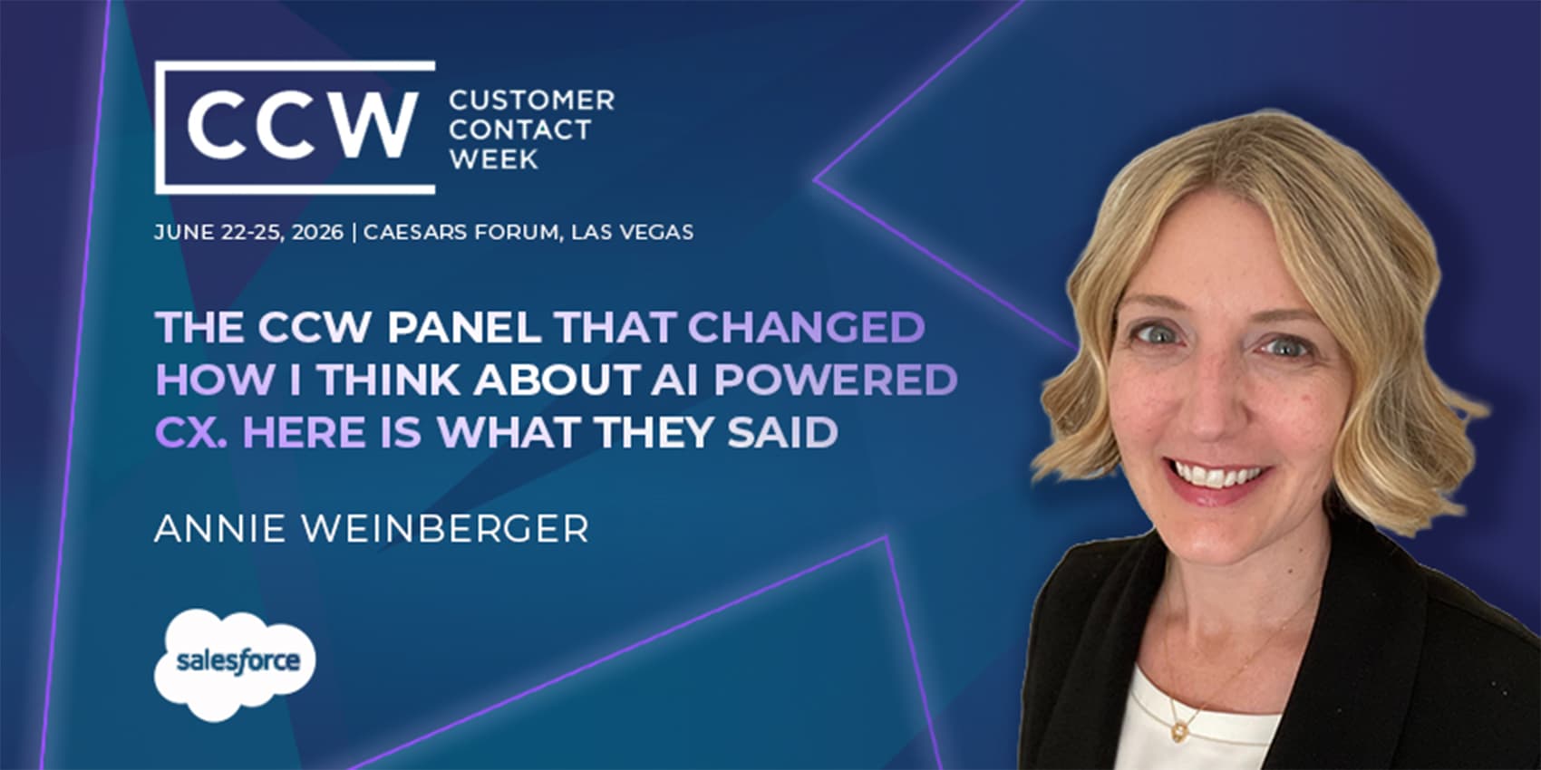 Salesforce CMO Annie Weinberger on the Future of Workforce Engagement at CCW 2026