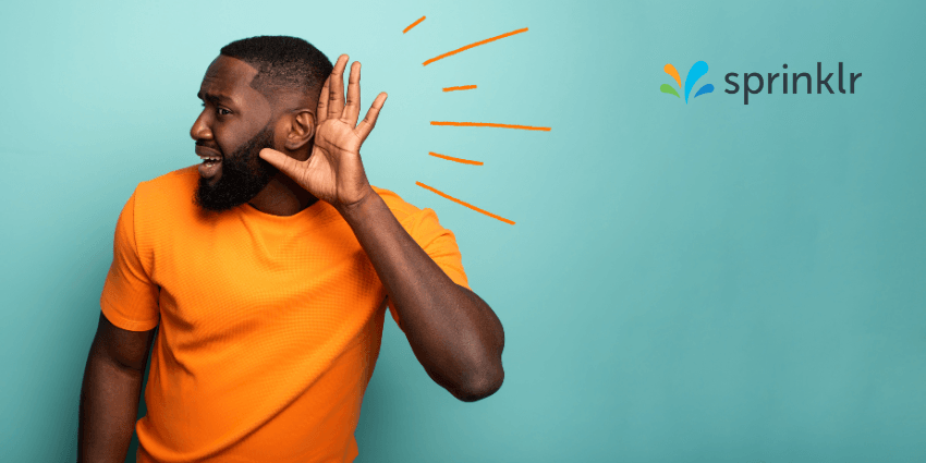 Context-aware listening replacing the survey link for customer feedback