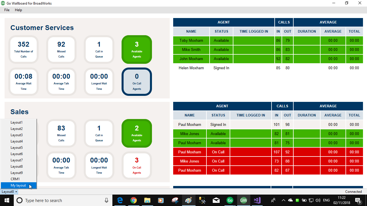 Mondago Go Wallboard