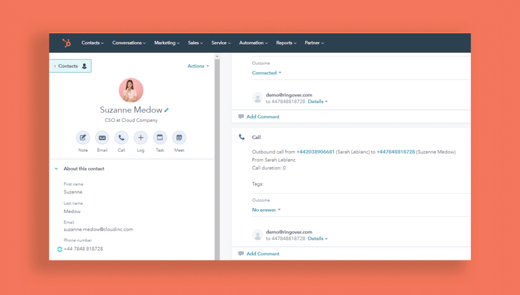 hubspot-UK Ringover